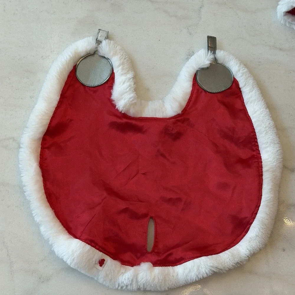 Build A Bear Lot of Clothes And Shoes Sparkle Red Shoes Roller Skates Christmas